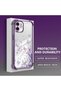 iPhone 12 Compatible Transparent Back Panel Four-Corner Reinforced Impact Protection Glossy Edge Silicone Case - 3