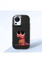 Mi 13 Lite Compatible Black Silicone Case with Shock-Absorbing Camera Protections