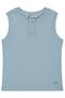 Basic Zero Sleeve T-Shirt for 2-5 Years - Blue