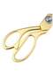 Heavy Duty Tailor Scissors, 9.5 Inch Stainless Steel Scissors, Household Cutting Cloth, Fabric Cutting Scissors (Gold) - 4