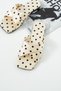 Perla Women's Polka Dot Satin Daily Slippers Beige - 3