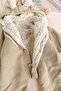 Rabbit Figured Buttoned Buttoned Welsoft Lined Baby Girl and Boy Winter Jumpsuit - 4