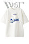 Cairo Skyline Design Printed Unisex White Oversize T-Shirt