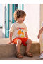 Lcw Baby Ecru Printed Baby Boy Shorts Set - 3