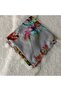 Handmade Needlework Writing, Scarf, Yemeni, Mevlit Cover, Head Cover, 4 Sides Embroidered, 100*100cm - 3