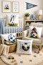Football Themed Patterned 4-Piece Kids and Baby Pillowcase Set - 2