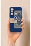 Infinix Hot 20I Compatible Blue Ethnic Carpet Pattern Silicone Case