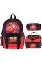 Kids Rust Eze (Red - Black Color) Boys' Triple Primary School School Bag Set - Setkk-L5399A - 2