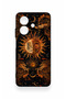 Oppo A3 Compatible Mystic Sun Pattern Silicone Case - 2