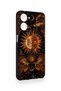 Realme 10 Compatible Mystic Sun Patterned Silicone Case - 3