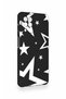 Samsung A22 Compatible Black Mega Star Patterned Silicone Case - 3