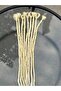 8-Pack Yellow Color Removable Rasta Hair 45-55 cm - 6