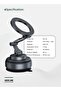 GX-36 Suction Phone Holder with 360° Rotation and Foldable Design / Manual Rotary Base / Mobile Phone Holder / Car Phone Mount / 3-Axis Adjustment - Grey - 6