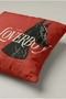 Red Lover Boy Dog Patterned Throw Pillow Cover 254 – Lover Boy Dog Design 45X45 cm - 3