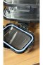 Set of 4 Vacuum Glass Storage Containers with Steel Lids Rectangular Glass - Oven, Freezer, Microwave Compatible - 3