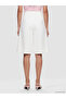 White High Waist Women's Pleated Shorts - 4