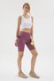 Women's High Waist Gathering Pocket Shorts Sports Leggings - 3