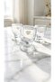 Heart Pearl Detailed Coffee Cup Set of 3 - 3