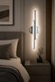 Decorative 20W Indoor Chrome Case 3-Color Light 60 cm Wall Sconce Electric 4 Pcs - 5