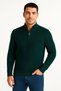 Selanik Knitted Men's Casual Elegance Khaki –, Stand-Up Collar, Cotton Woven, Regular Fit Long Sleeve Winter m