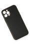 Aconcept iPhone 12 Pro Max Case Coco Leather Silicone Cover (113619) - Black - 2