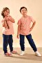 Unisex Kids 100% Cotton Short Sleeve Basic T-Shirt 2055 Salmon - 2