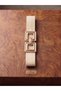 Straw Elastic Women's Belt with Snap Buckle, Jacket Belt, Shirt Belt, Dress Belt - 3
