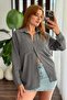 Women's comfort fit basic shirt - grey