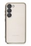 Aconcept Galaxy S23 Case with Lens Silicone (95322) - Gold - 2
