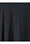 Lcw Modest Gray Flared Skirt with Zipper at the Waist - 8