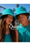 Unisex Solid Color Emerald Green Bucket Hat Fisherman Cap Summer Sun Protection