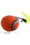 Interactive Cat Toy Ball with Feather Tail and Bell, 5 cm | USB-C Rechargeable, Auto-Rolling Motion, Built-in LED Light, Jingle Bell Included, Indoor Use - 2