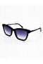 Celeste Women's Fashion Sunglasses | Gloss Black Frame with Purple Gradient UV400 Lenses