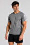 3-Piece Sleeve Stripe Quick Dry Breathable Fabric Sports T-Shirt - 3