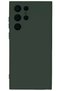 Aconcept Galaxy S22 Ultra Case Nano Inside Velvet Silicone - (15339) Dark Green