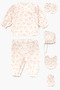 Sage 8 Piece Muslin Hospital Discharge Set |   Premium Muslin Newborn Gift Set - 6