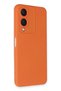 Aconcept Vivo Y17S Case Nano Inside Velvet Silicone (24847) - Orange - 2