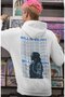 Design Billie Eilish Singer Back Printed Unisex Oversize Combed Cotton Hoodie - 3