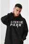 Linkin Park Rock Metal Music Band Back Printed Unisex Oversize Premium Hoodie - 4