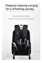 travel backpack 20 l durable premium water resistant shoulder laptop daypack for office business travel college school, b00808, black - 5