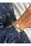 Silvia Model Gold Silver White Metal Cord Women Wrist Watch - 2