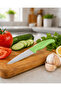25 cm Stainless Steel Vegetable and Fruit Knife – Sharp Kitchen Knife with Ergonomic Handle - 4