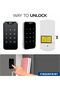 Electronic Digital | Password | RFID Card Furniture Lock (Black) (PIN) - 3