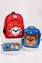 X Dekomus Licensed Marshall 35 cm Small Size Kindergarten Bag, Thermos Lunch Box and
