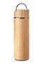 500ML Double Wall Vacuum Insulated Water Bottle – 304 Stainless Steel Wooden Finish Leakproof Thermal Flask for Hot & Cold Drinks