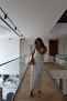 V-Neck Rope Strap Sequined Dress - 3