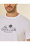 Men White Graphic T-Shirt - 4