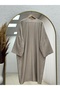 Gülfeza Long Strawberry Kimono-As2456 Mink - 6