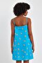 Thin Straps Mercerized Fabric Mini Dress (B23-00128) - 5