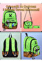 Primary School Orthopedic Waterproof 3-Compartment Nutritional Backpack for Boys with Water Bottle - 4